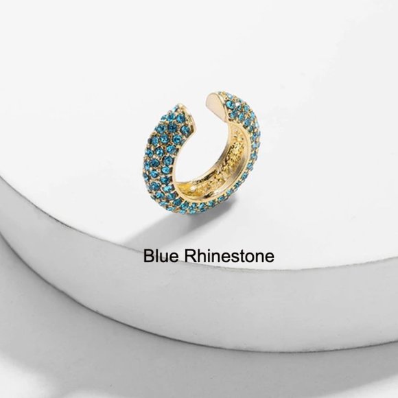 3PC Bohemian Crystal Ear Cuff Earring - Picture 15 of 17